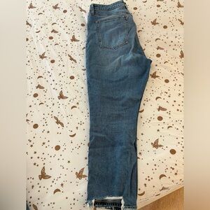 Abercrombie 32/14 short high rise skinny ankle jeans